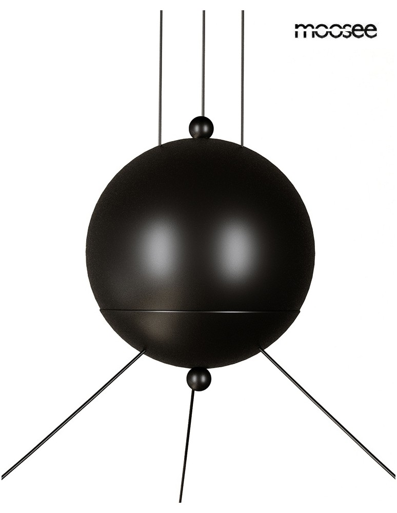 Modern pendant lamps - MOOSEE OCTO 3 pendant lamp black (MSE1501100491) - product kolory-swiatla.pl 6