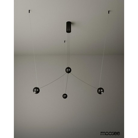 MOOSEE lampa wisząca OCTO 3 czarna (MSE1501100491)