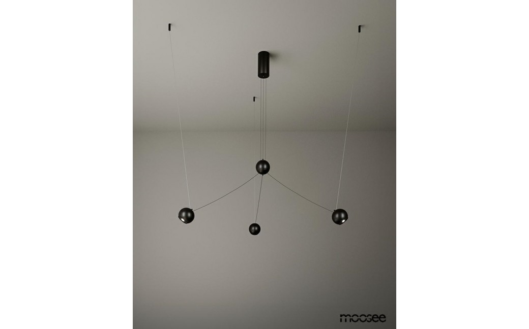 MOOSEE lampa wisząca OCTO 3 czarna (MSE1501100491)