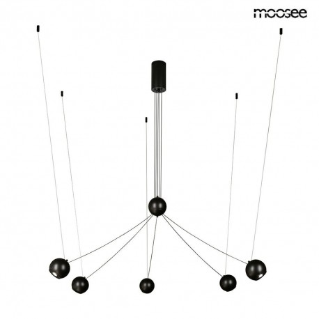 MOOSEE lampa wisząca OCTO 5 czarna (MSE1501100492)
