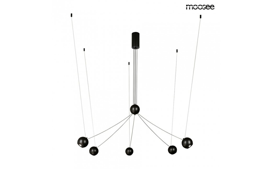 MOOSEE lampa wisząca OCTO 5 czarna (MSE1501100492)