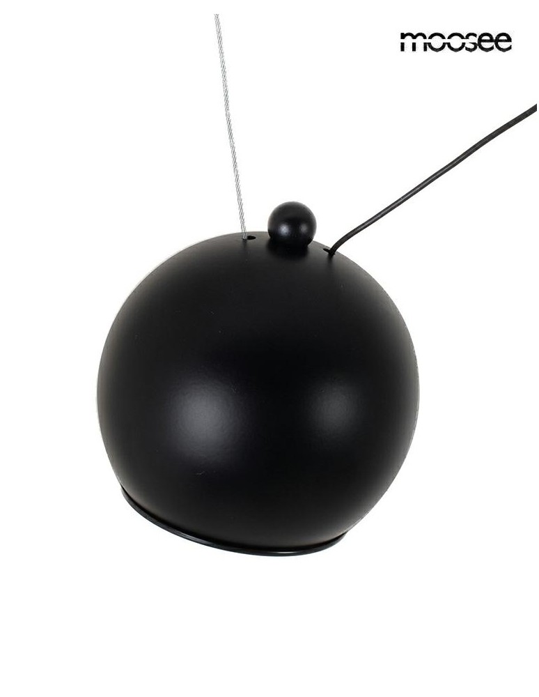 Modern pendant lamps - MOOSEE OCTO 5 pendant lamp black (MSE1501100492) - product kolory-swiatla.pl 3