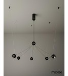 Modern pendant lamps - MOOSEE OCTO 5 pendant lamp black (MSE1501100492) - product 7