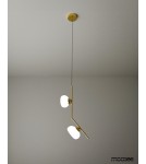 Single pendant lamps - MOOSEE pendant lamp RUGIA gold (MSE1501100490) - product 8
