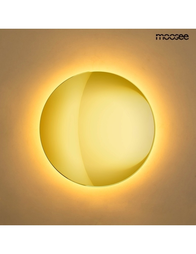 Modern wall lamps - MOOSEE SHADOW SUN 25 gold wall lamp (MSE1501100499) - product kolory-swiatla.pl 3