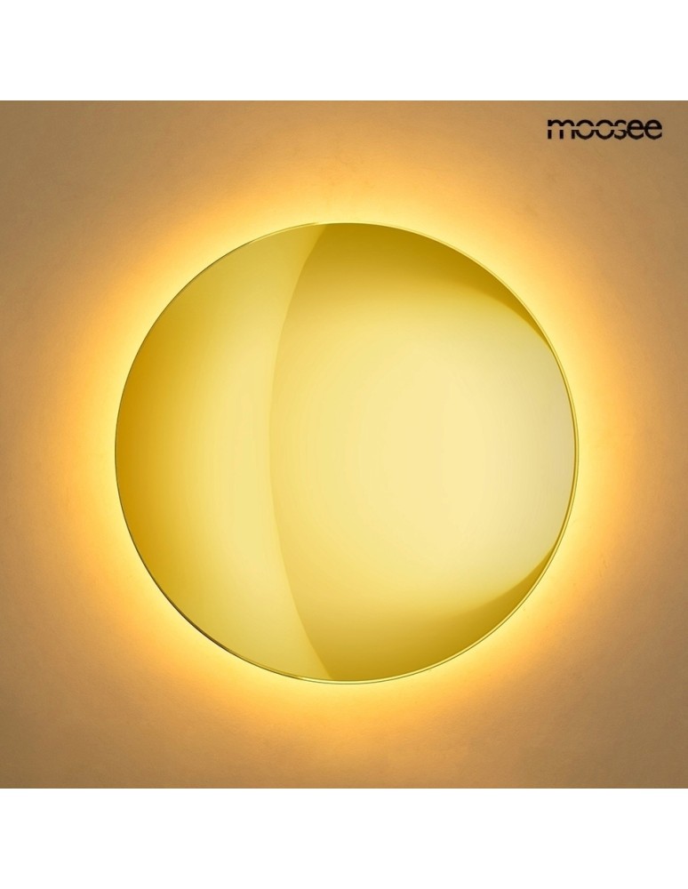 Modern wall lamps - MOOSEE SHADOW SUN 30 gold wall lamp (MSE1501100500) - product kolory-swiatla.pl 3