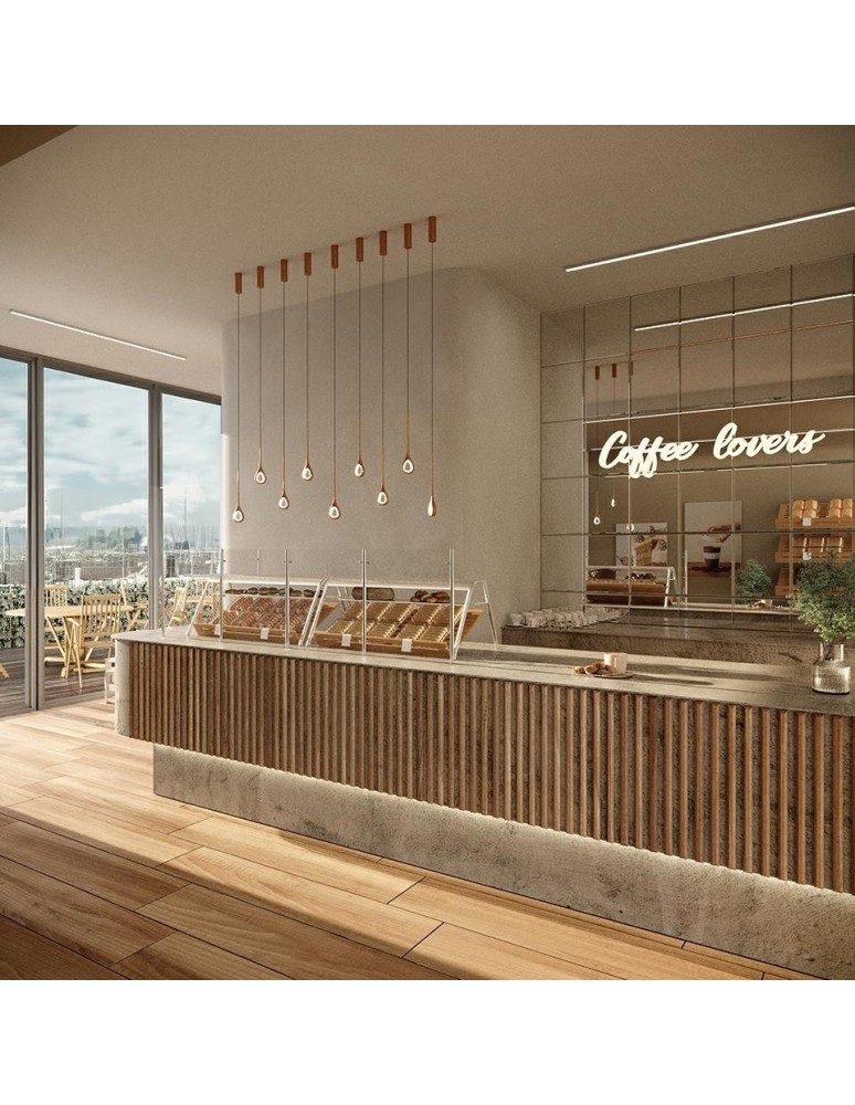 Single pendant lamps - MOOSEE VUELO copper pendant lamp (MSE1501100547) - product kolory-swiatla.pl 8