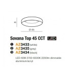 Plafonds with remote control - Azzardo SOVANA TOP 45 CCT WHITE 1xLED Ceiling light White AZ3433 - product 2