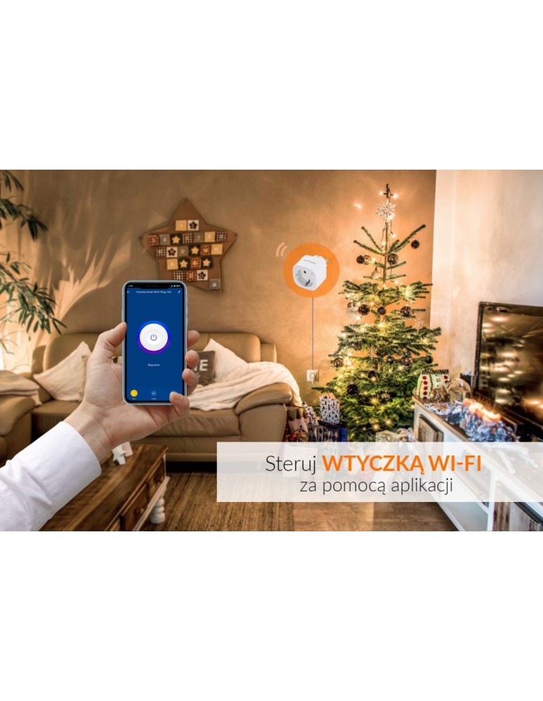 SMART extension cords and adapters - AZZARDO SMART WIFI Plug 16A AZ3478 - product kolory-swiatla.pl 14