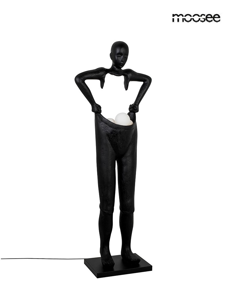 Designer floor lamps - MOOSEE HUMAN HOUDINI floor lamp black (MSE1501100511) - product kolory-swiatla.pl 2