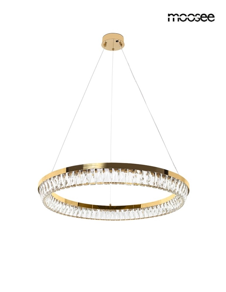 Glamour pendant lamps - MOOSEE SAVOY 80 gold pendant lamp (MSE1501100528) - product kolory-swiatla.pl 1
