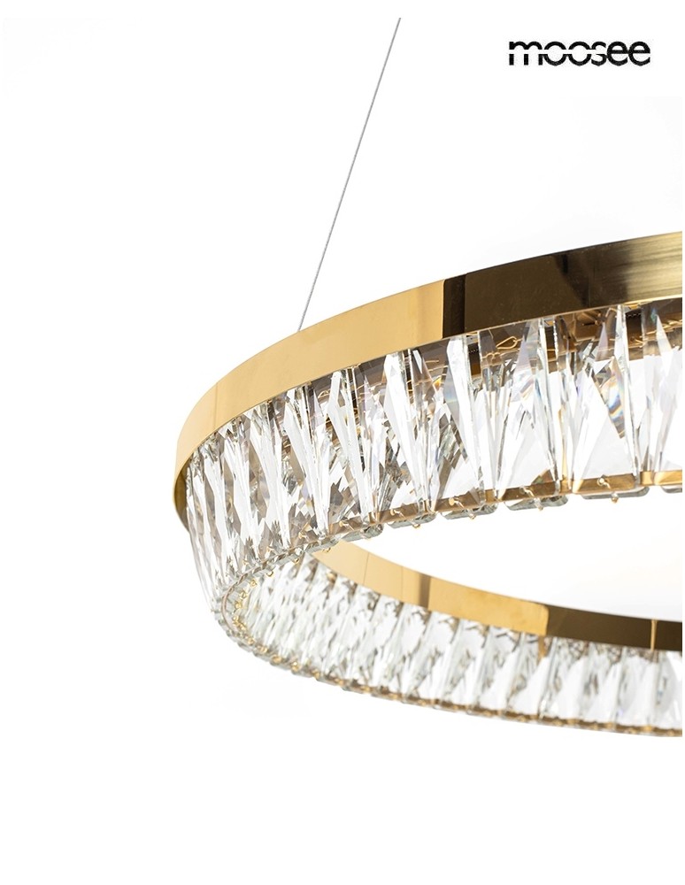 Glamour pendant lamps - MOOSEE SAVOY 80 gold pendant lamp (MSE1501100528) - product kolory-swiatla.pl 3