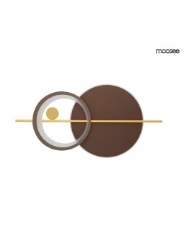 MOOSEE lampa ścienna MOONS złota (MSE1501100515)