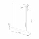 Thoro Lampa wisząca JORUN 120 biała LED 3000K TH.316