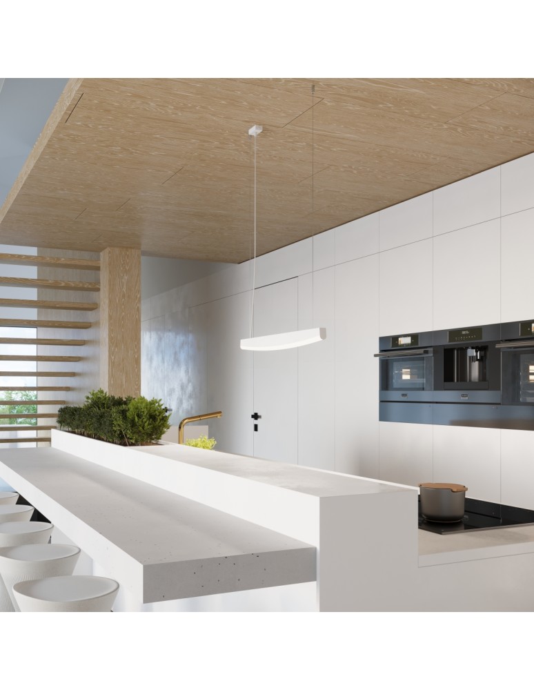 Pendant lamps over the island - Thoro pendant lamp JORUN 120 white LED 3000K TH.316 - product kolory-swiatla.pl 12