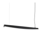 Pendant lamps over the island - Thoro pendant lamp JORUN 120 black LED 3000K TH.317 - product 1