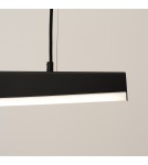 Pendant lamps over the island - Thoro pendant lamp JORUN 120 black LED 3000K TH.317 - product 5