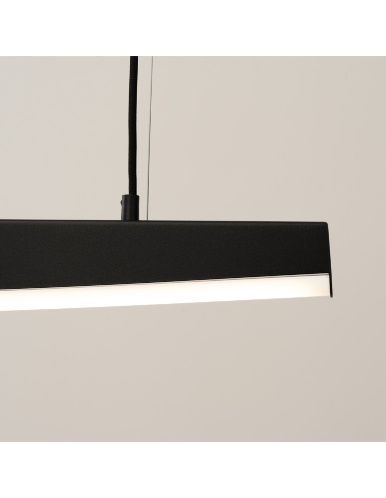 Pendant lamps over the island - Thoro pendant lamp JORUN 120 black LED 3000K TH.317 - product kolory-swiatla.pl 5