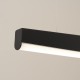 Thoro Lampa wisząca JORUN 120 czarna LED 3000K TH.317
