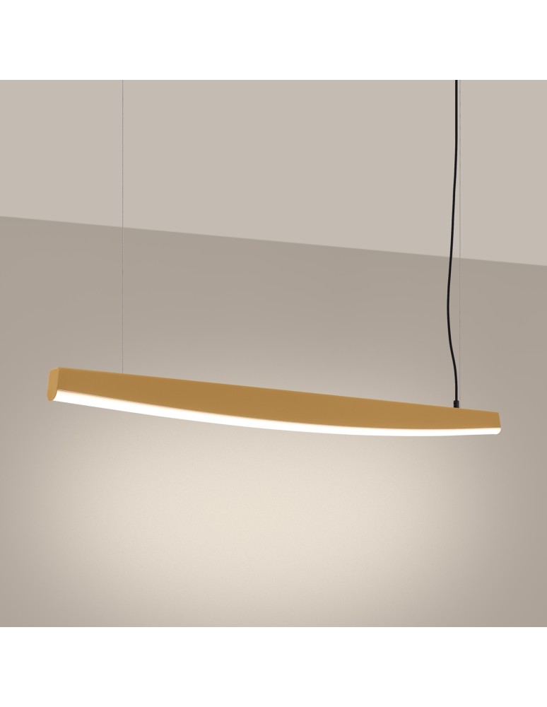 Pendant lamps over the island - Thoro pendant lamp JORUN 120 gold LED 3000K TH.318 - product kolory-swiatla.pl 3