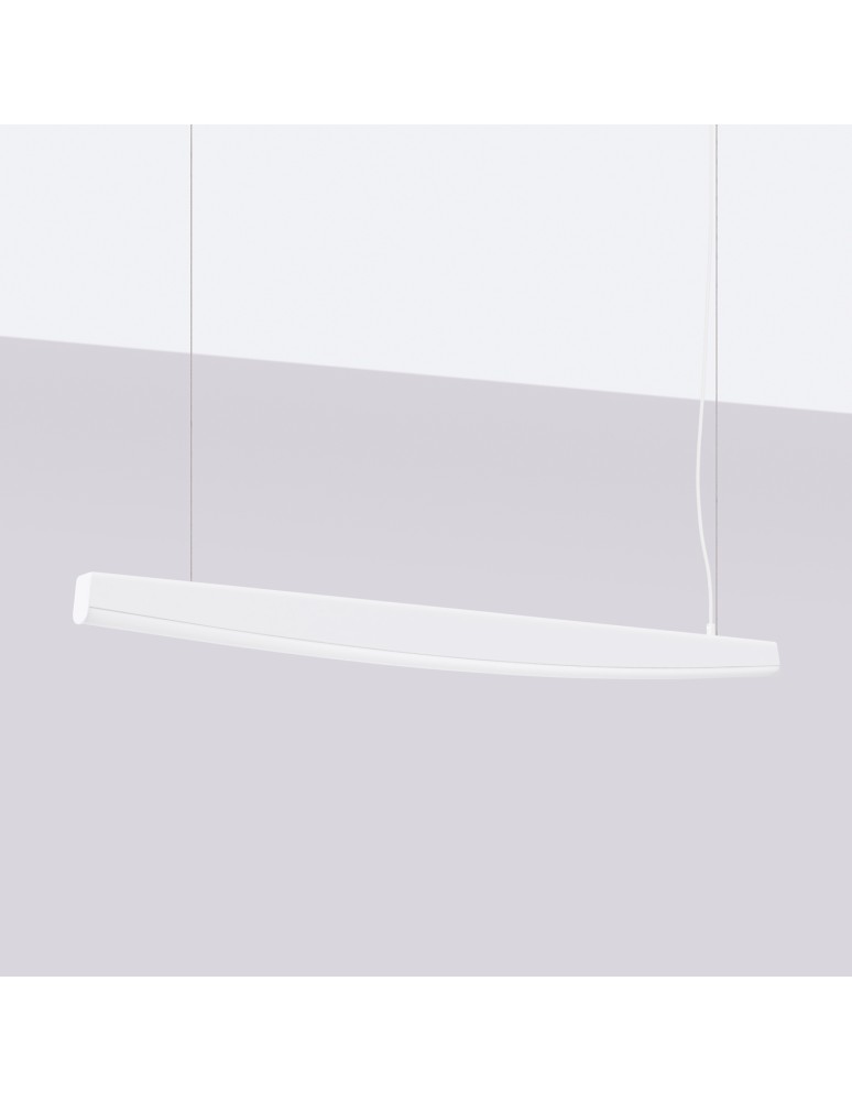 Pendant lamps over the island - Thoro pendant lamp JORUN 120 white LED 4000K TH.319 - product kolory-swiatla.pl 2