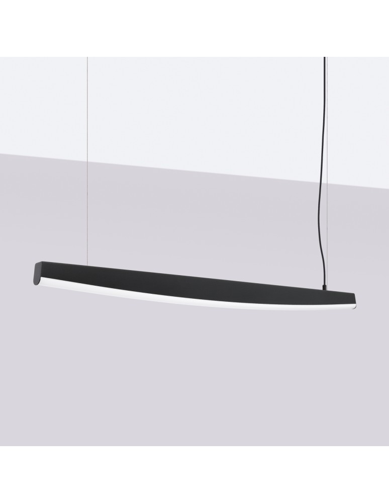 Pendant lamps over the island - Thoro pendant lamp JORUN 120 black LED 4000K TH.320 - product kolory-swiatla.pl 2