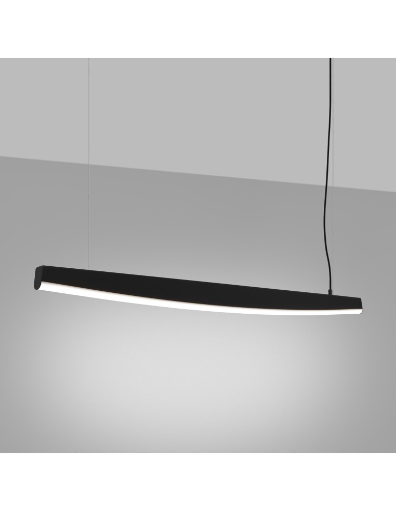 Pendant lamps over the island - Thoro pendant lamp JORUN 120 black LED 4000K TH.320 - product kolory-swiatla.pl 3