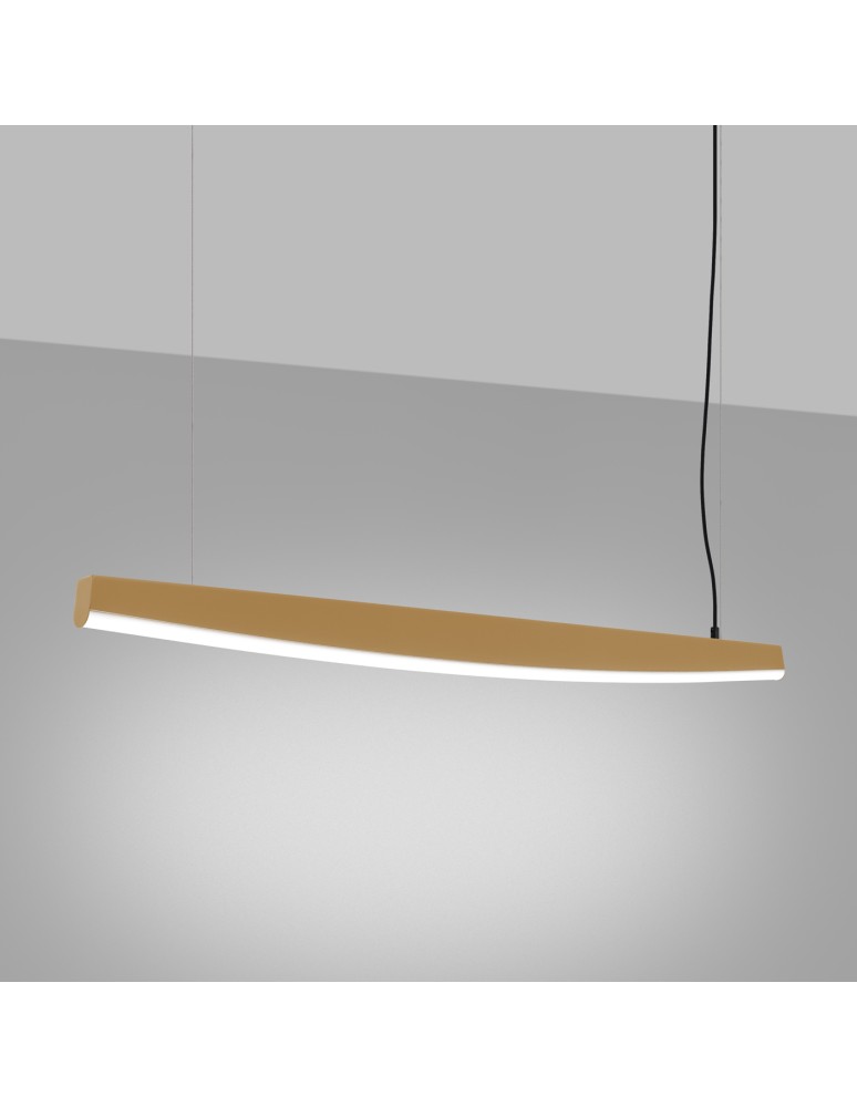 Pendant lamps over the island - Thoro pendant lamp JORUN 120 gold LED 4000K TH.321 - product kolory-swiatla.pl 3