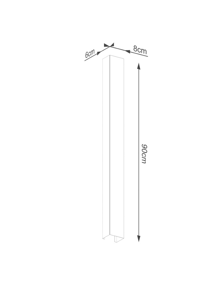 Designer wall lamps - Thoro Wall lamp FREYA 90 white TH.328 - product kolory-swiatla.pl 7