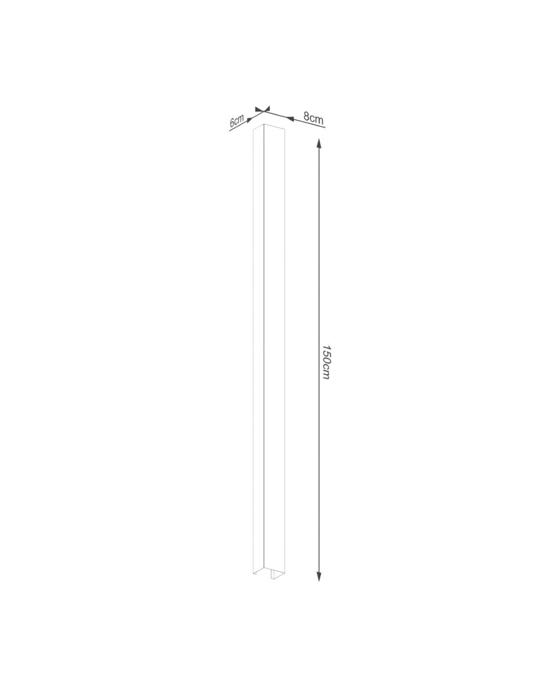 Designer wall lamps - Thoro Wall lamp FREYA 150 white TH.330 - product kolory-swiatla.pl 7