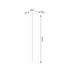 Designer wall lamps - Thoro Wall lamp FREYA 60 black TH.331 - product 7
