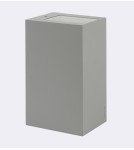 Outdoor wall lamps - Norlys Lillehammer Wall lamp IP65 2xLED 7.1W 129lm 3000K Aluminum 1580AL - product 1