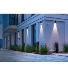 Outdoor wall lamps - Norlys Lillehammer Wall lamp IP65 2xLED 7.1W 129lm 3000K Aluminum 1580AL - product 3