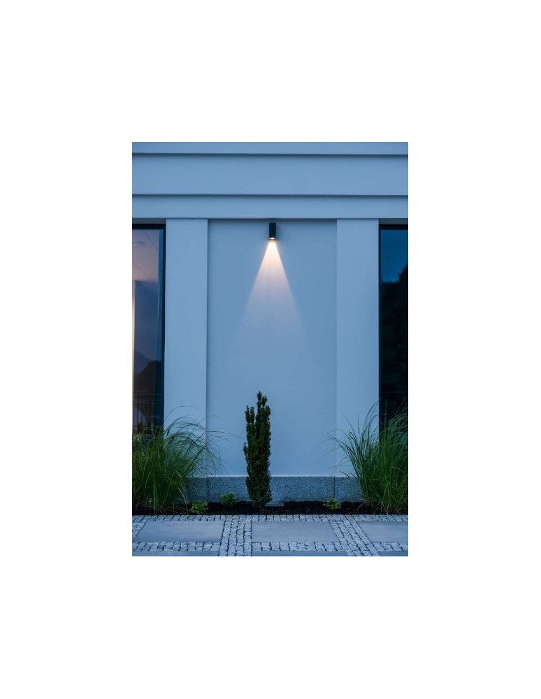 Outdoor wall lamps - Norlys Lillehammer Wall lamp IP65 2xLED 7.1W 129lm 3000K Aluminum 1580AL - product kolory-swiatla.pl 4