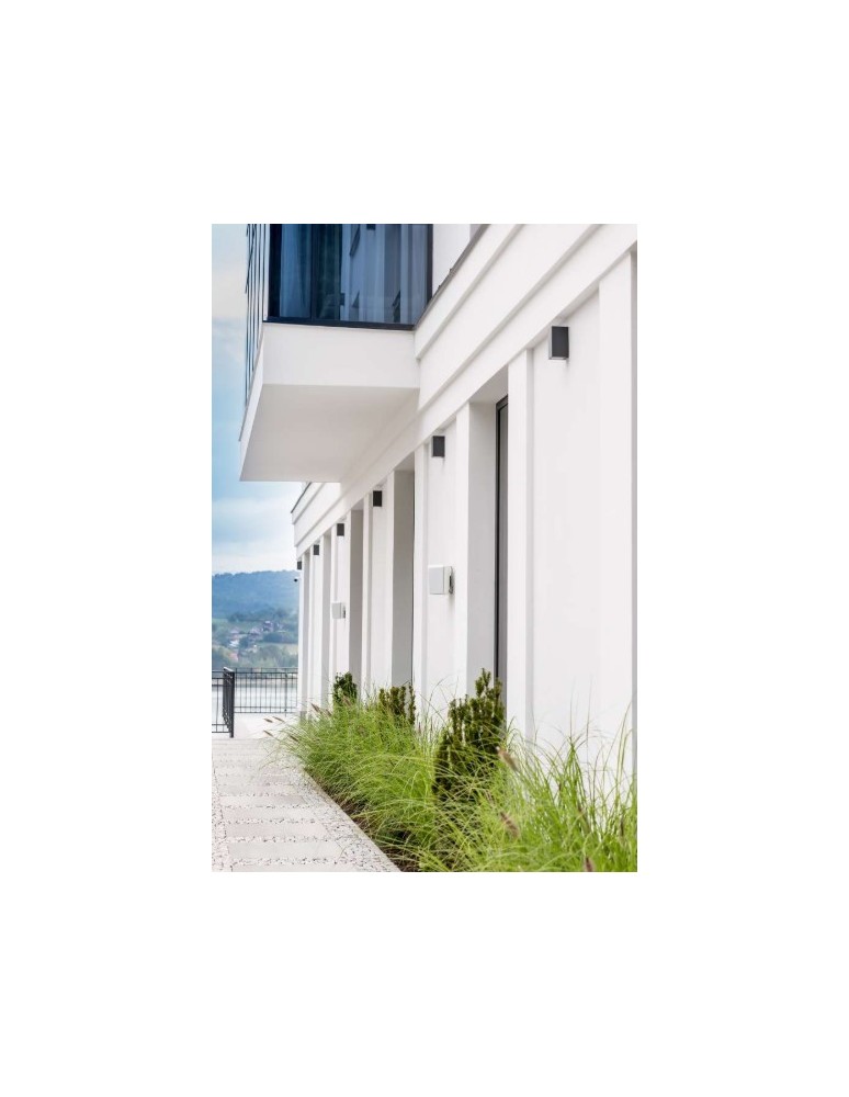 Outdoor wall lamps - Norlys Lillehammer Wall lamp IP65 2xLED 7.1W 129lm 3000K Aluminum 1580AL - product kolory-swiatla.pl 5