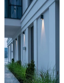 Norlys Lillehammer Wall lamp IP65 2xLED 7.1W 205lm 3000K Aluminum 1581AL - product 2
