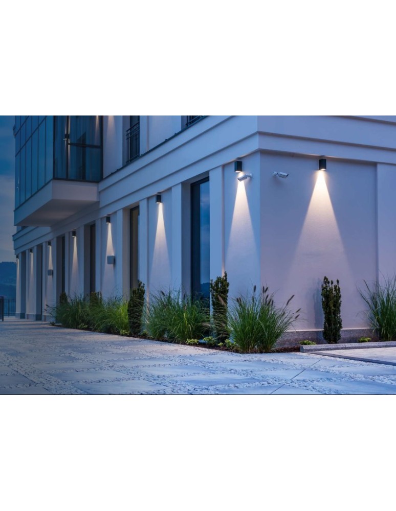 Outdoor wall lamps - Norlys Lillehammer Wall lamp IP65 2xLED 7.1W 205lm 3000K Aluminum 1581AL - product kolory-swiatla.pl 3