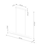 Pendant lamps over the island - Thoro SKOG 120 LED 3000K pendant lamp TH.347 - product 9