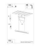 Pendant lamps over the island - Thoro SKOG 120 LED 3000K pendant lamp TH.347 - product 10