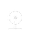 Pendant lamps circles - Thoro Chandelier RIO 78 beige LED 3000K TH.352 - product 10