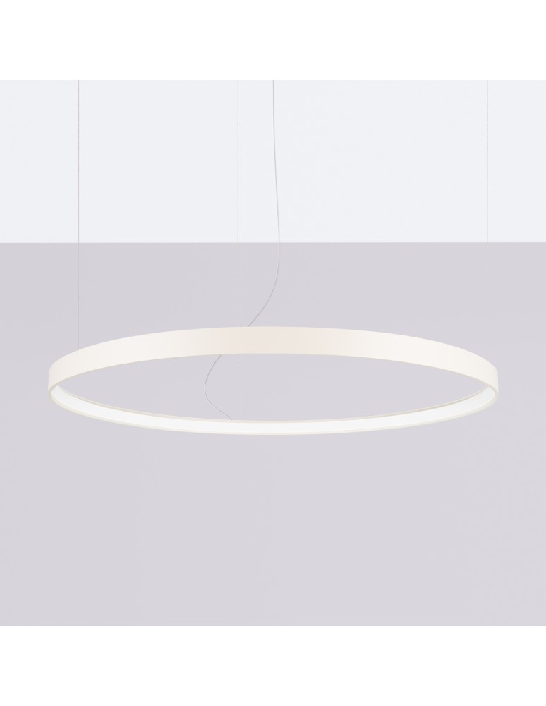 Pendant lamps circles - Thoro Chandelier RIO 110 beige LED 3000K TH.353 - product kolory-swiatla.pl 2