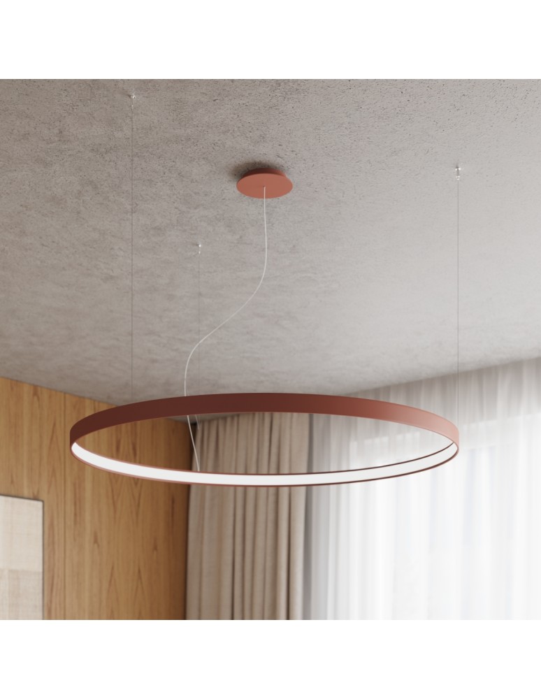 Pendant lamps circles - Thoro Chandelier RIO 110 beige LED 3000K TH.353 - product kolory-swiatla.pl 15