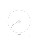 Pendant lamps circles - Thoro Chandelier RIO 110 beige LED 4000K TH.356 - product 10