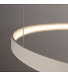 Pendant lamps circles - Thoro Chandelier RIO 2 55/78 beige LED 3000K TH.357 - product 4
