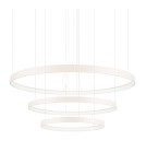 Pendant lamps circles - Thoro Chandelier RIO 3 55/78/110 beige LED 3000K TH.358 - product 1