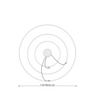 Pendant lamps circles - Thoro Chandelier RIO 3 55/78/110 beige LED 3000K TH.358 - product 9