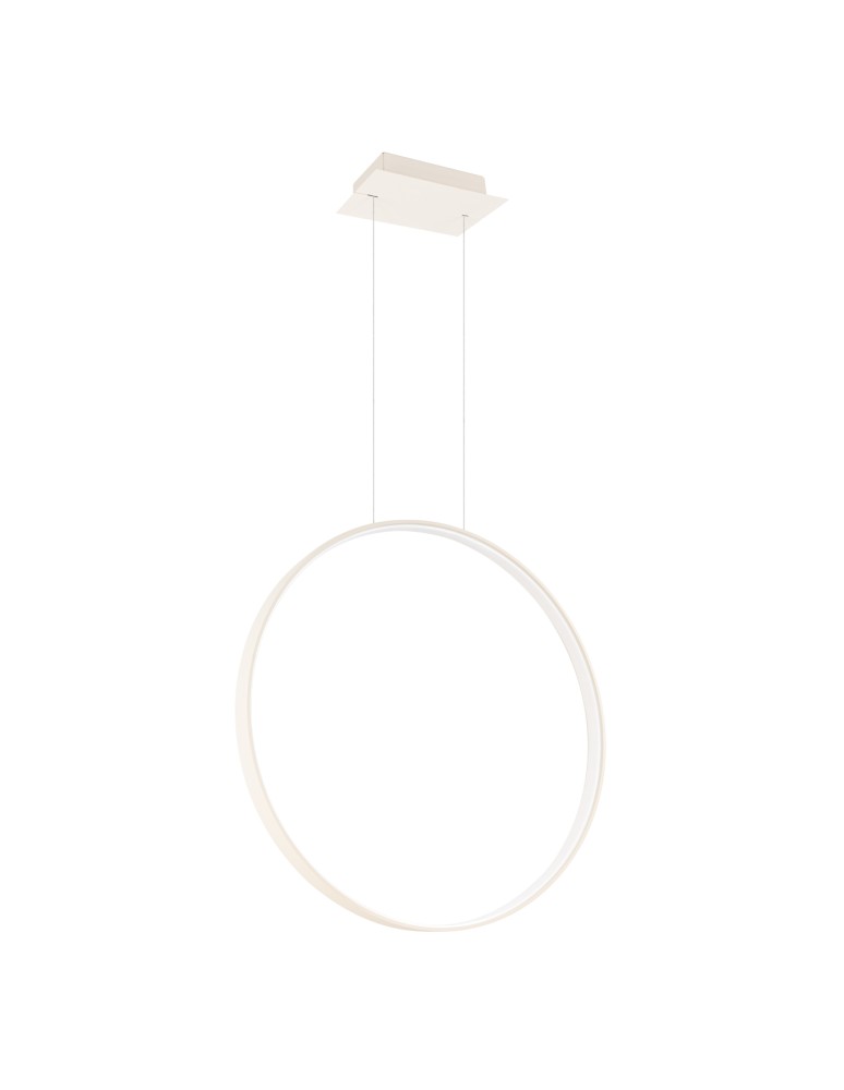 Pendant lamps circles - Thoro RIO 55 beige LED 3000K pendant lamp TH.361 - product kolory-swiatla.pl 1