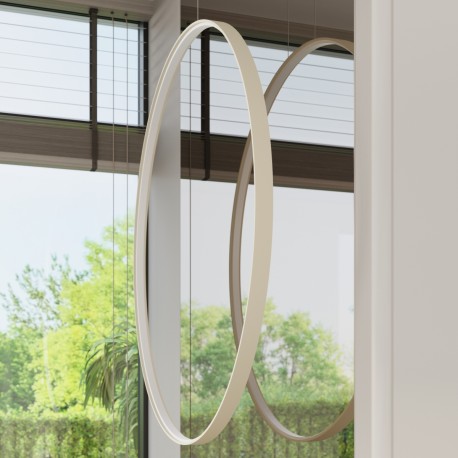 Thoro Lampa wisząca RIO 55 beżowa LED 3000K TH.361