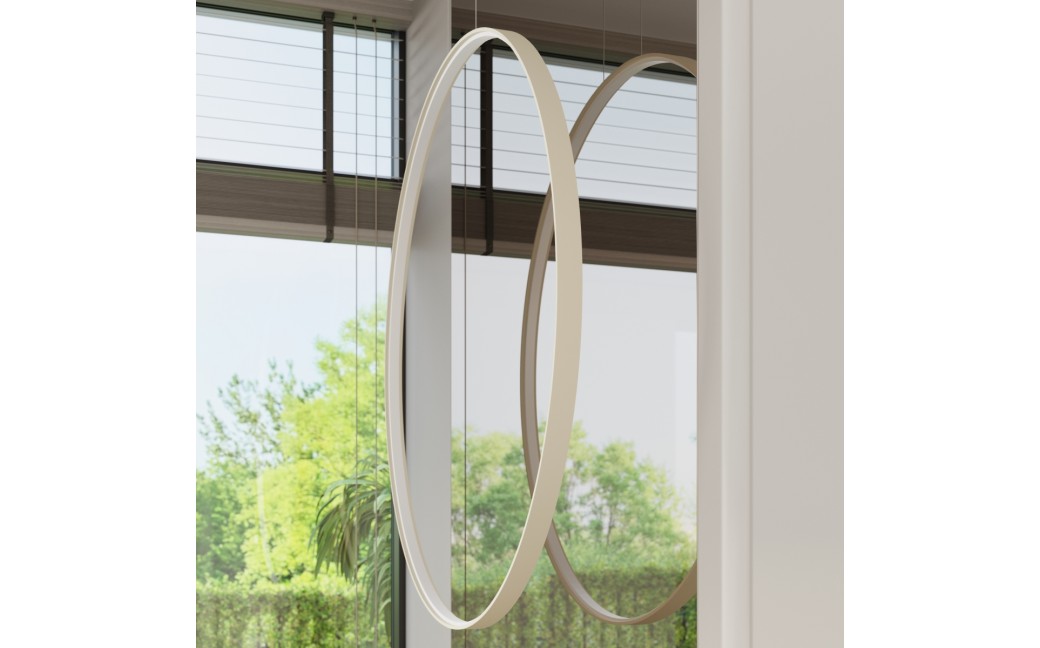 Thoro Lampa wisząca RIO 55 beżowa LED 3000K TH.361