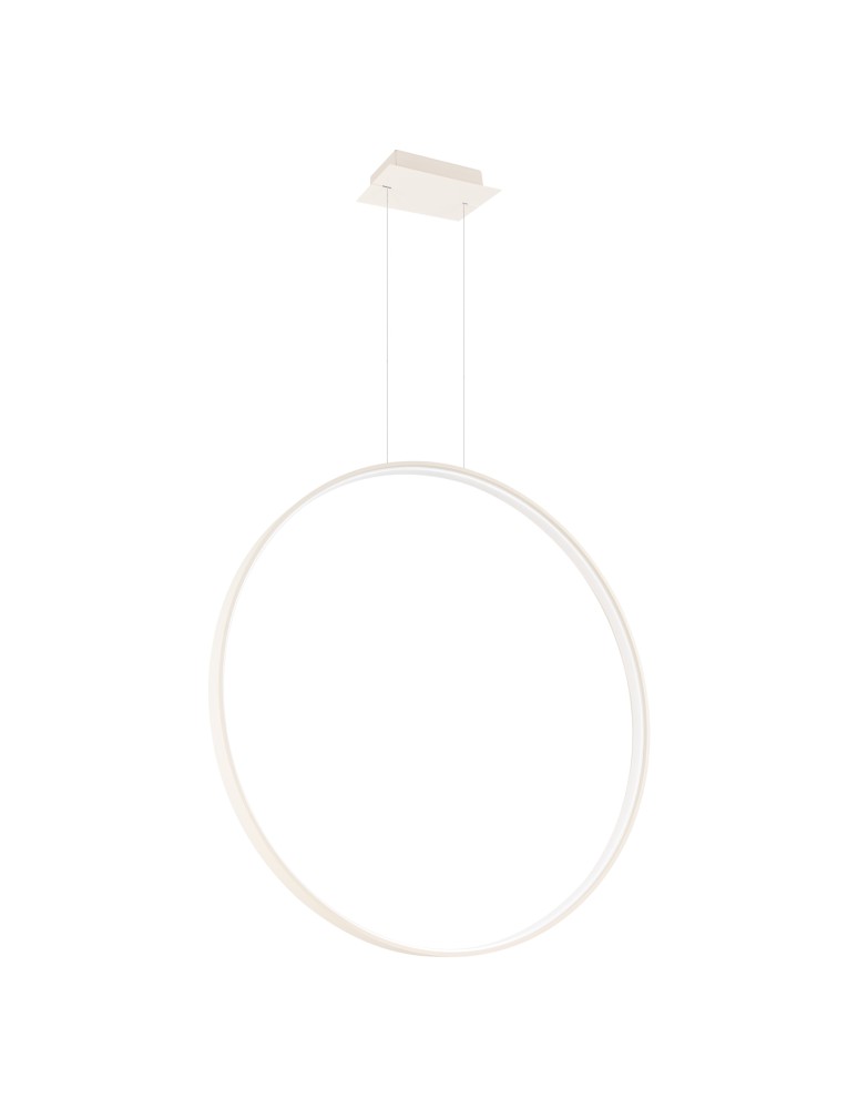 Pendant lamps circles - Thoro RIO 78 beige LED 3000K pendant lamp TH.362 - product kolory-swiatla.pl 1